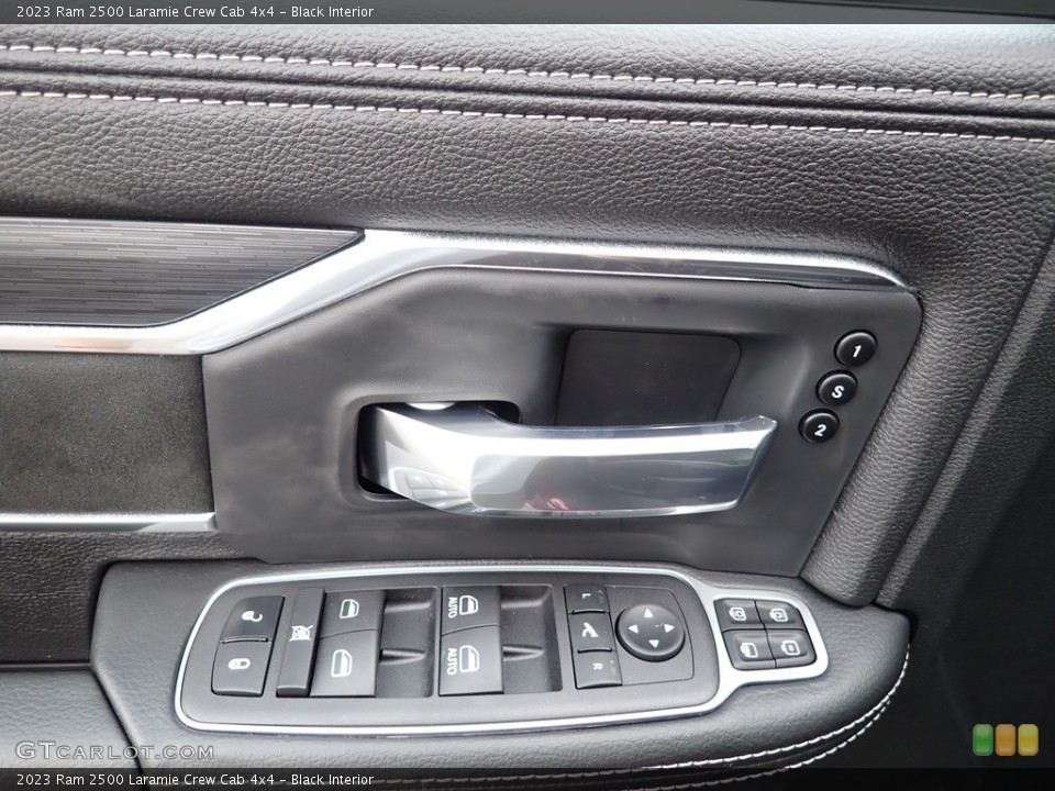 Black Interior Door Panel for the 2023 Ram 2500 Laramie Crew Cab 4x4 #146339433
