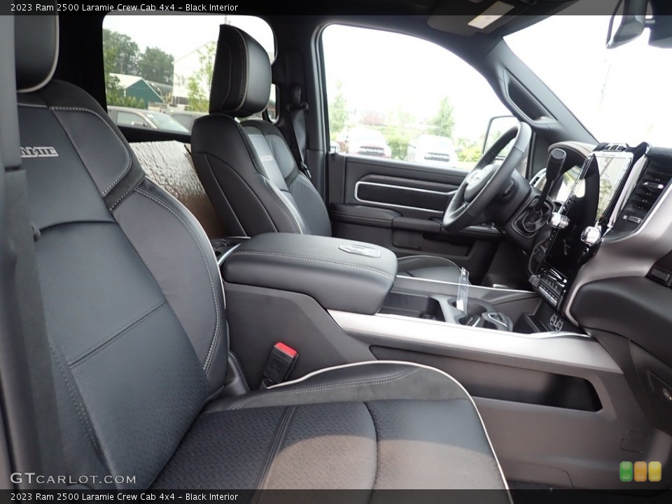 Black Interior Front Seat for the 2023 Ram 2500 Laramie Crew Cab 4x4 #146339682