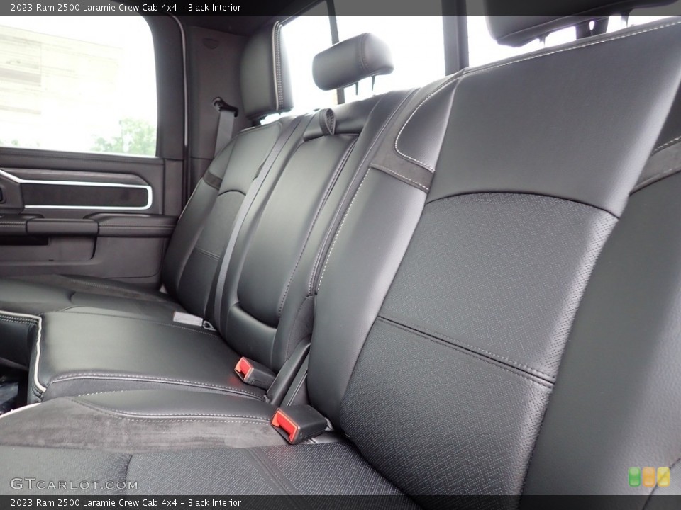 Black Interior Rear Seat for the 2023 Ram 2500 Laramie Crew Cab 4x4 #146339721