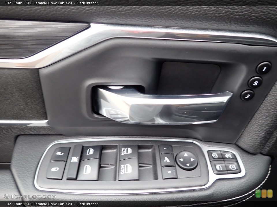Black Interior Door Panel for the 2023 Ram 2500 Laramie Crew Cab 4x4 #146339802