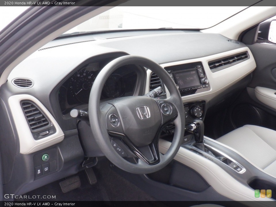 Gray Interior Dashboard for the 2020 Honda HR-V LX AWD #146340453