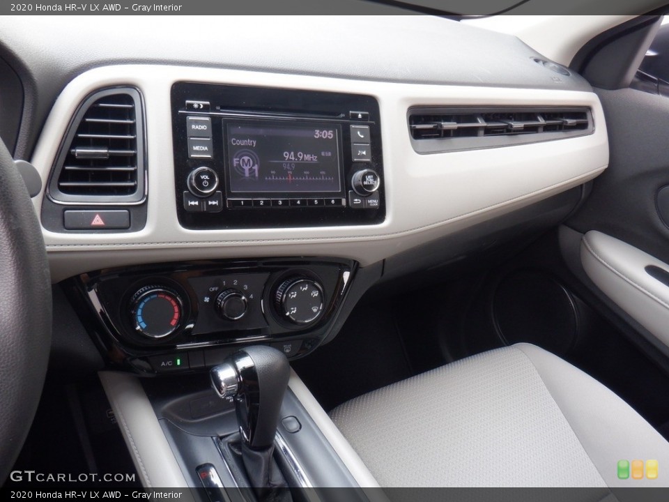 Gray Interior Dashboard for the 2020 Honda HR-V LX AWD #146340474