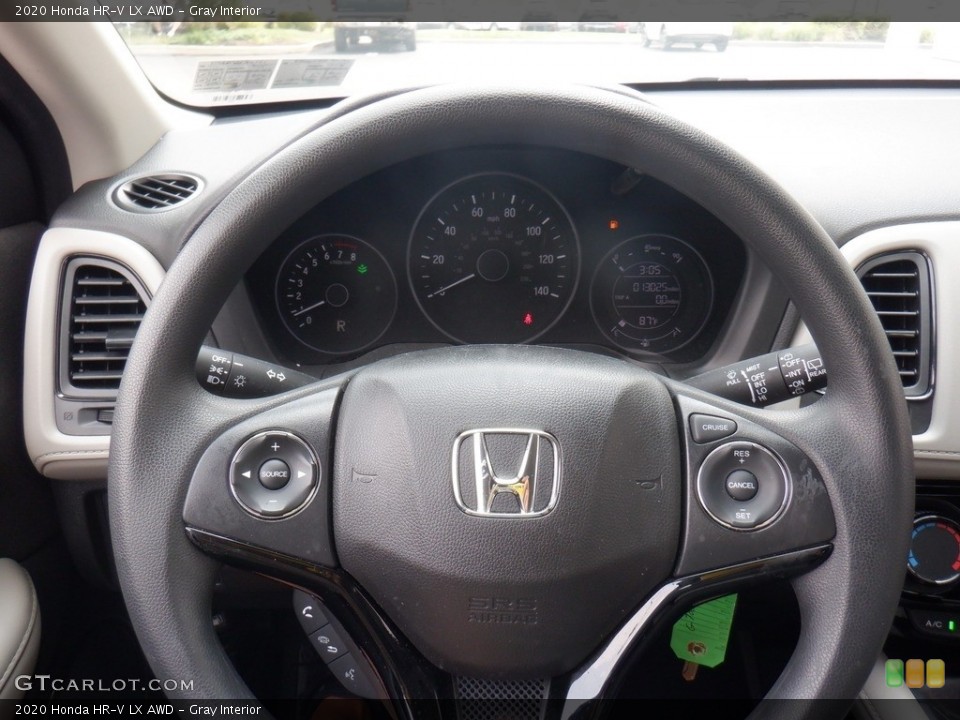 Gray Interior Steering Wheel for the 2020 Honda HR-V LX AWD #146340480
