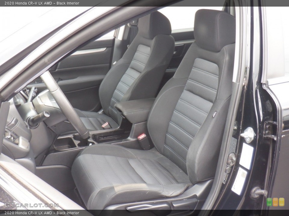 Black Interior Front Seat for the 2020 Honda CR-V LX AWD #146340747