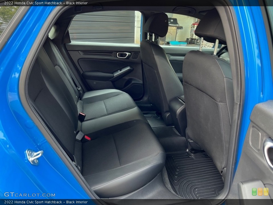 Black Interior Rear Seat for the 2022 Honda Civic Sport Hatchback #146340843