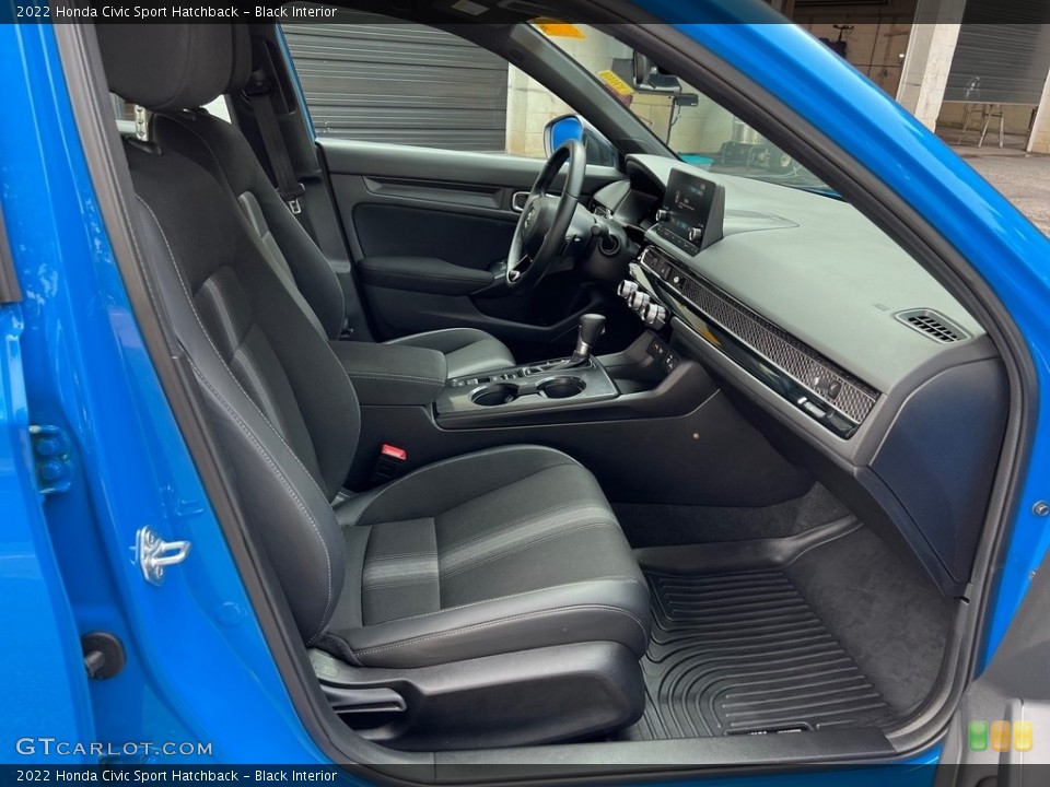 Black Interior Front Seat for the 2022 Honda Civic Sport Hatchback #146340846