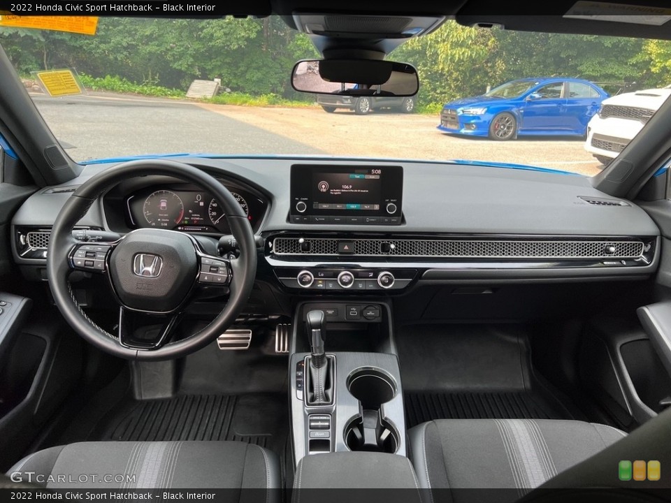 Black Interior Photo for the 2022 Honda Civic Sport Hatchback #146340849