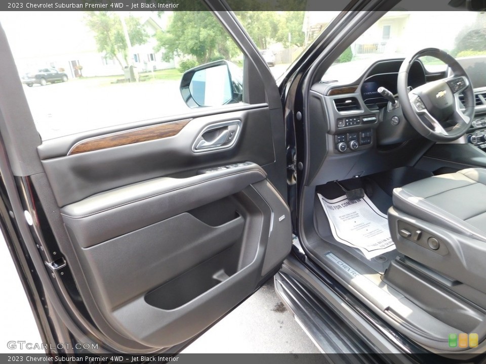 Jet Black Interior Door Panel for the 2023 Chevrolet Suburban Premier 4WD #146341540