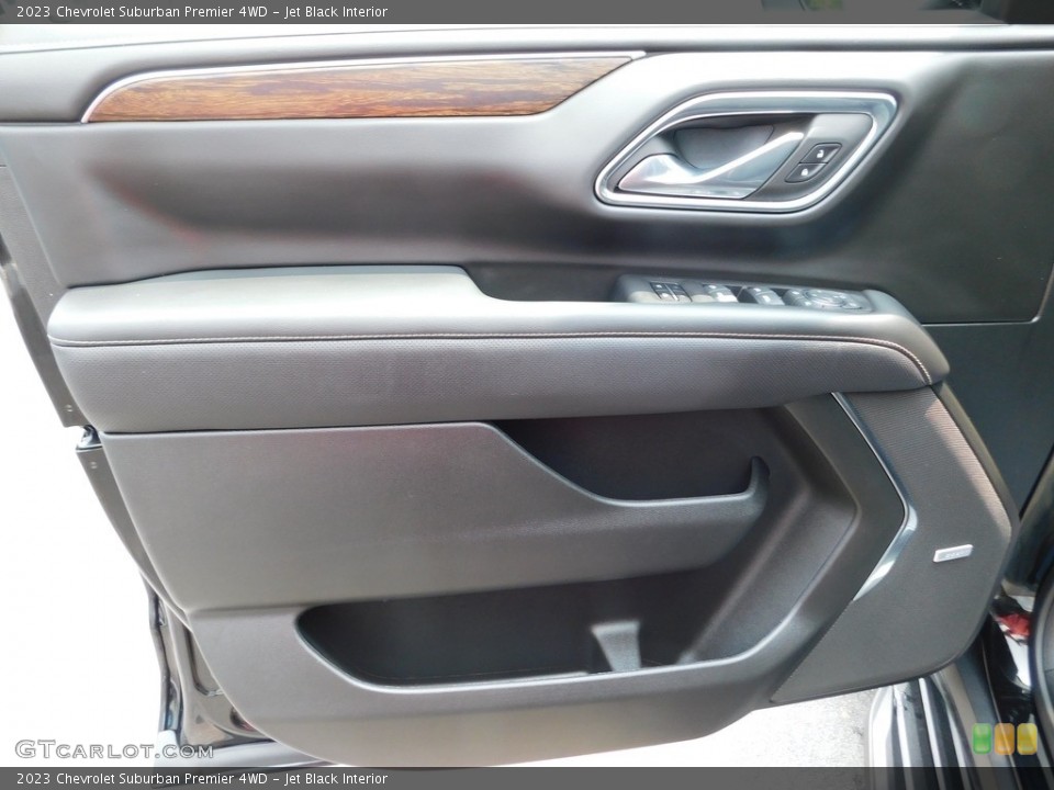 Jet Black Interior Door Panel for the 2023 Chevrolet Suburban Premier 4WD #146341550