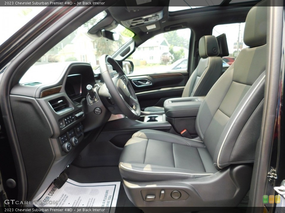 Jet Black Interior Photo for the 2023 Chevrolet Suburban Premier 4WD #146341612