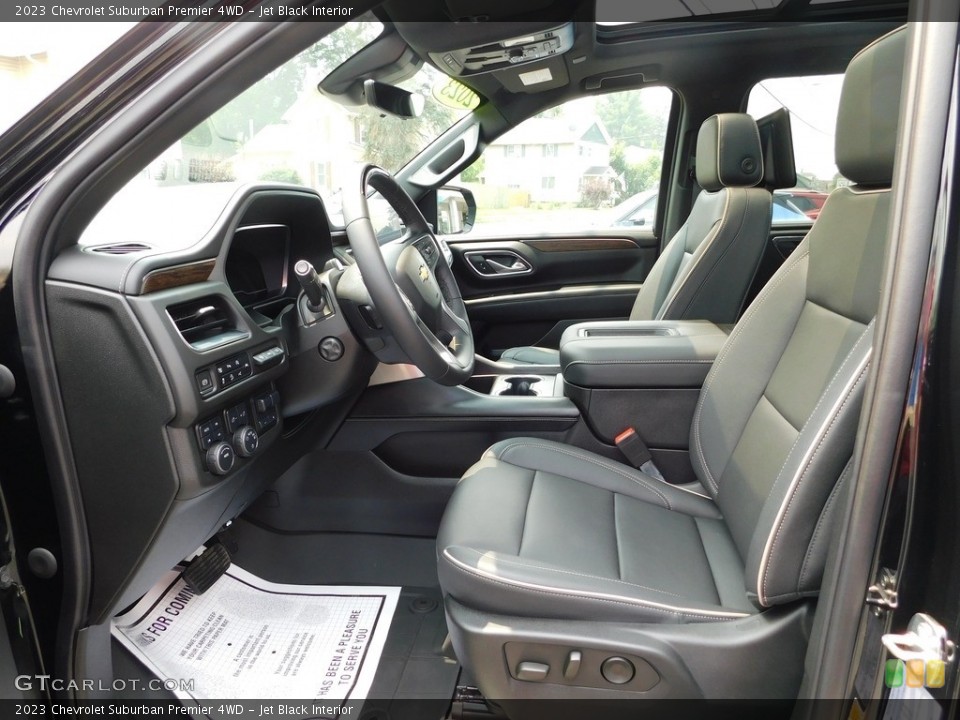 Jet Black Interior Front Seat for the 2023 Chevrolet Suburban Premier 4WD #146341639