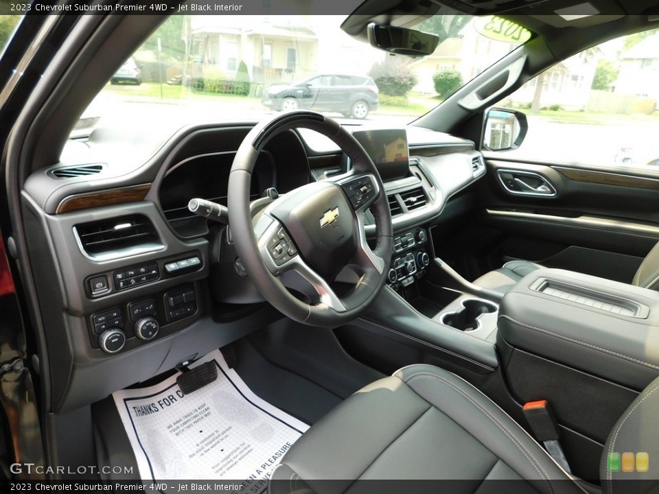 Jet Black Interior Front Seat for the 2023 Chevrolet Suburban Premier 4WD #146341663