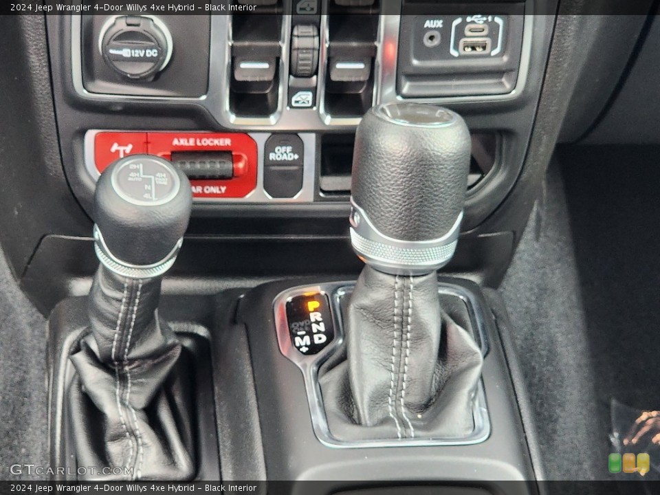 Black Interior Transmission for the 2024 Jeep Wrangler 4-Door Willys 4xe Hybrid #146341738