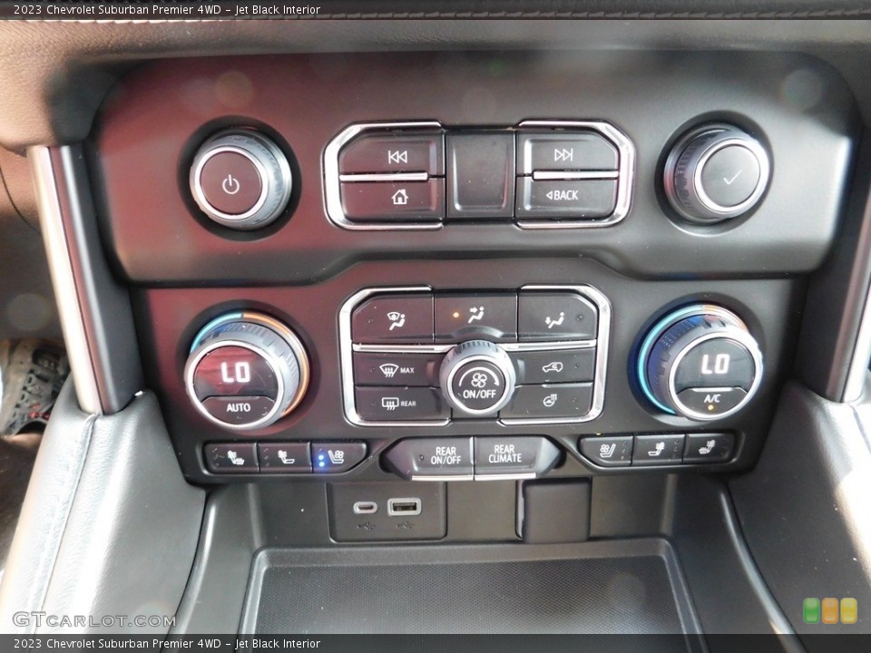 Jet Black Interior Controls for the 2023 Chevrolet Suburban Premier 4WD #146342072