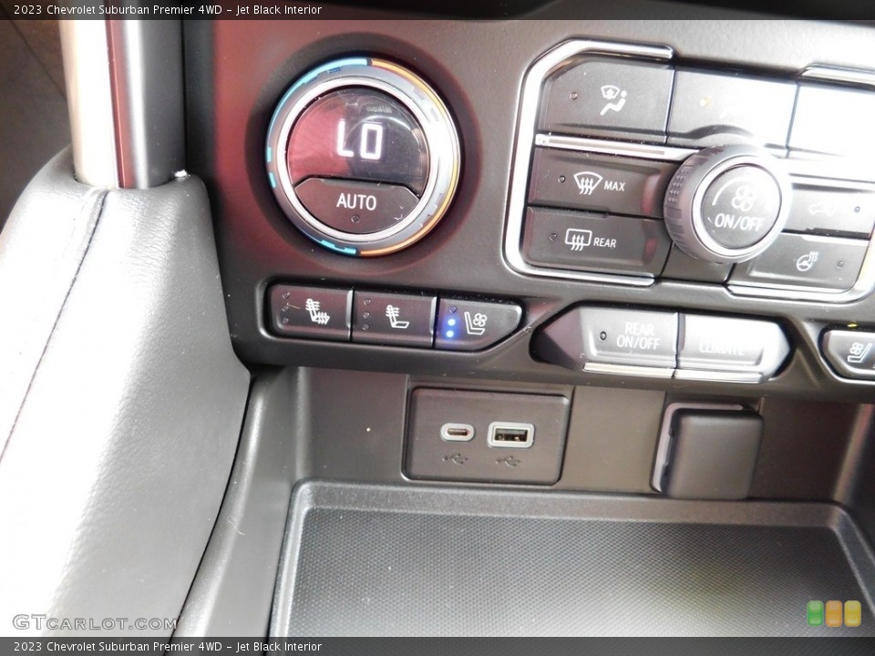 Jet Black Interior Controls for the 2023 Chevrolet Suburban Premier 4WD #146342098