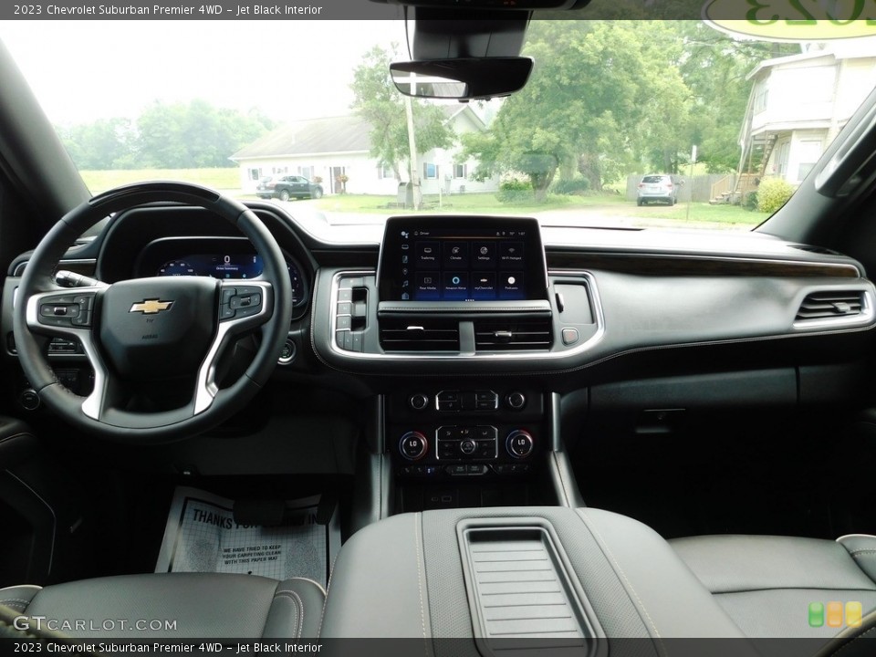 Jet Black Interior Dashboard for the 2023 Chevrolet Suburban Premier 4WD #146342209