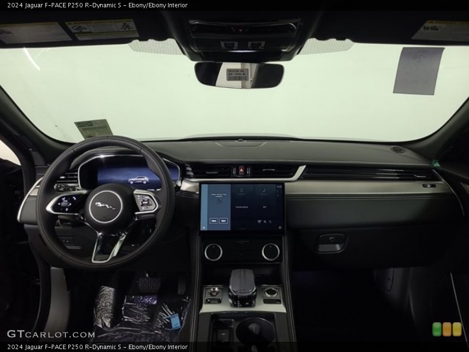 Ebony/Ebony Interior Dashboard for the 2024 Jaguar F-PACE P250 R-Dynamic S #146342251