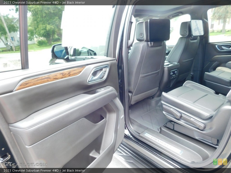 Jet Black Interior Rear Seat for the 2023 Chevrolet Suburban Premier 4WD #146342269