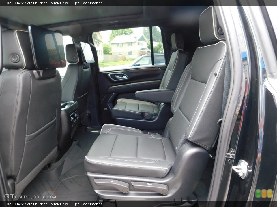 Jet Black Interior Rear Seat for the 2023 Chevrolet Suburban Premier 4WD #146342287