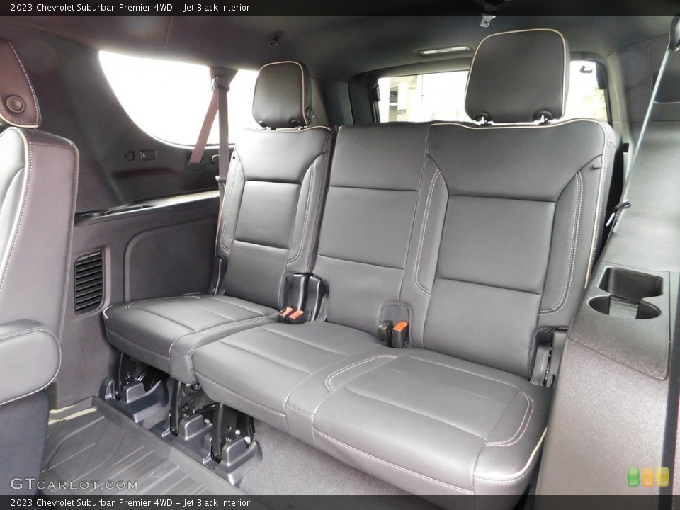 Jet Black Interior Rear Seat for the 2023 Chevrolet Suburban Premier 4WD #146342326