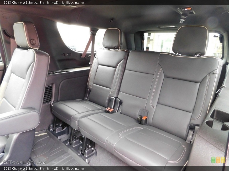 Jet Black Interior Rear Seat for the 2023 Chevrolet Suburban Premier 4WD #146342413