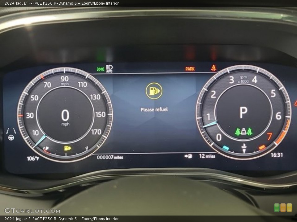 Ebony/Ebony Interior Gauges for the 2024 Jaguar F-PACE P250 R-Dynamic S #146342479