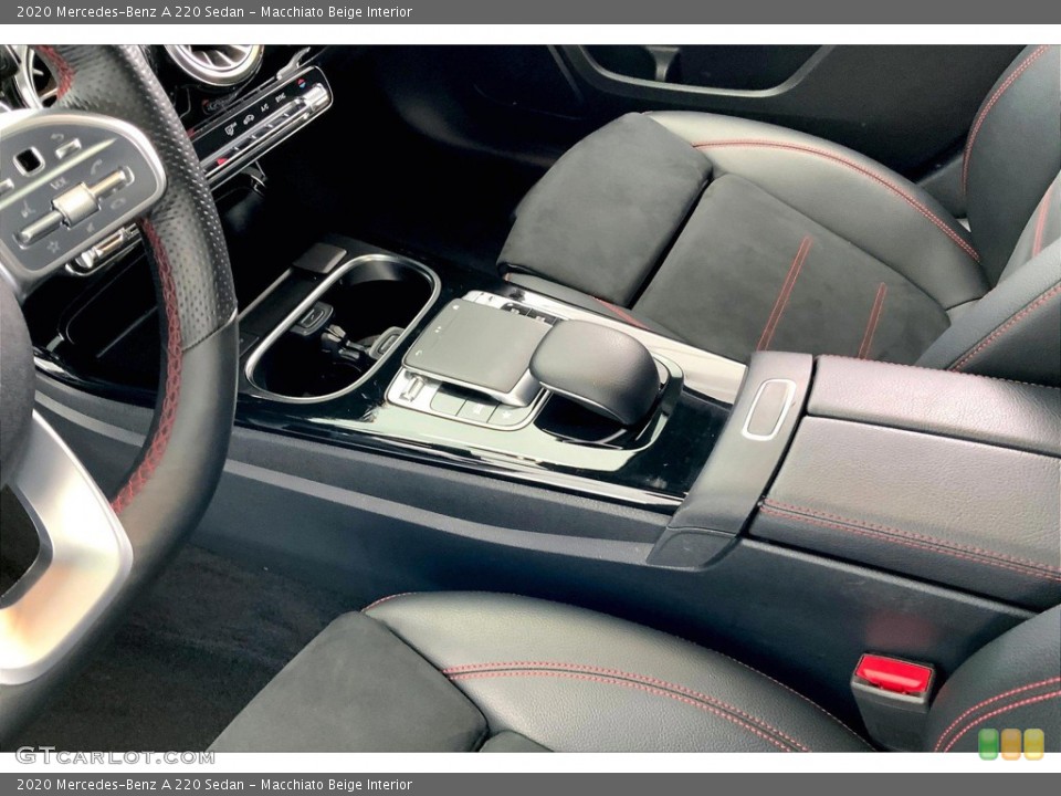 Macchiato Beige Interior Transmission for the 2020 Mercedes-Benz A 220 Sedan #146342488