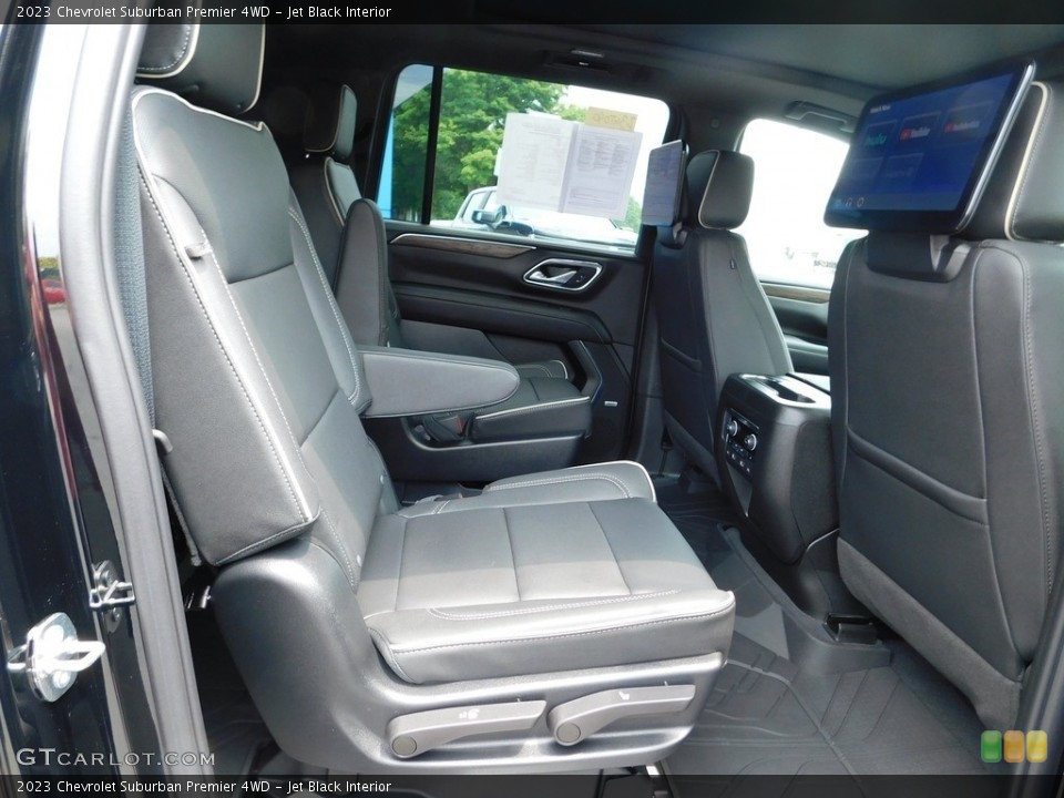 Jet Black Interior Rear Seat for the 2023 Chevrolet Suburban Premier 4WD #146342515