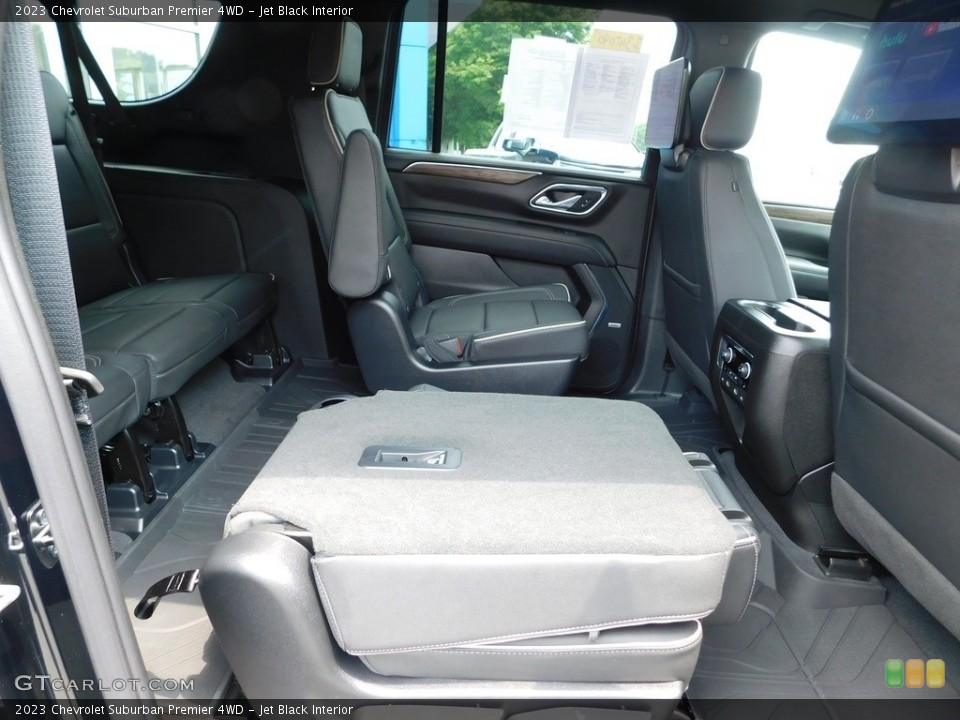 Jet Black Interior Rear Seat for the 2023 Chevrolet Suburban Premier 4WD #146342539