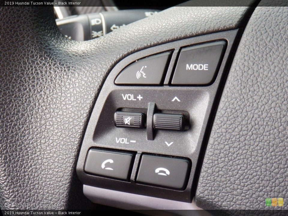 Black Interior Steering Wheel for the 2019 Hyundai Tucson Value #146342581