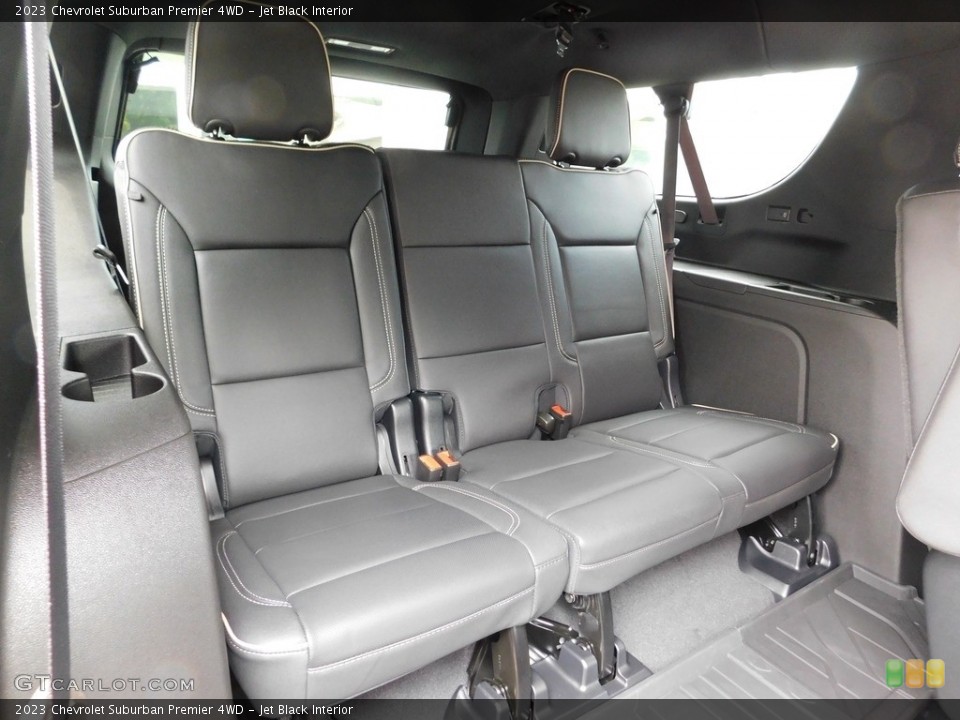 Jet Black Interior Rear Seat for the 2023 Chevrolet Suburban Premier 4WD #146342602