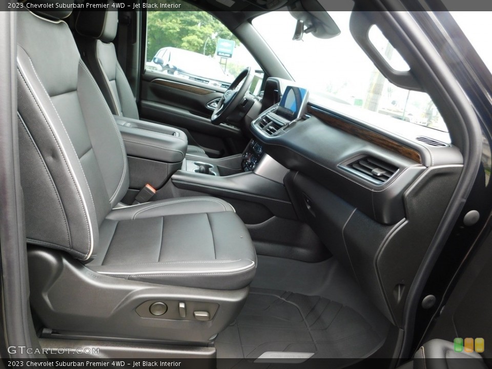 Jet Black Interior Front Seat for the 2023 Chevrolet Suburban Premier 4WD #146342686