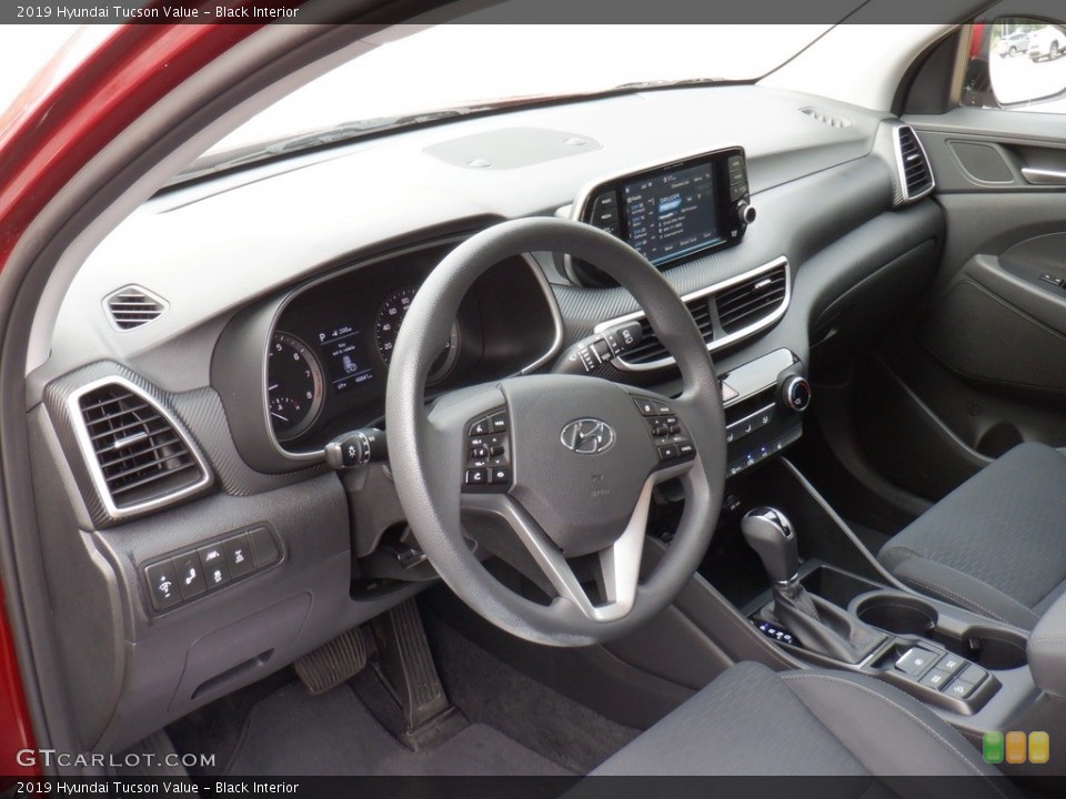 Black Interior Photo for the 2019 Hyundai Tucson Value #146342833