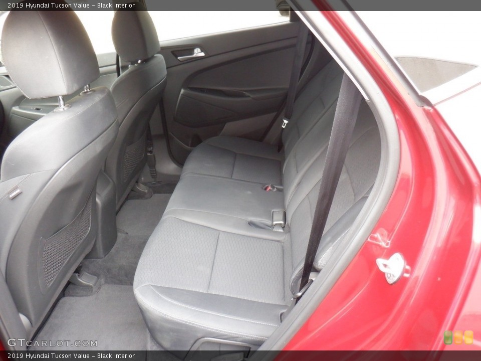 Black Interior Rear Seat for the 2019 Hyundai Tucson Value #146343031