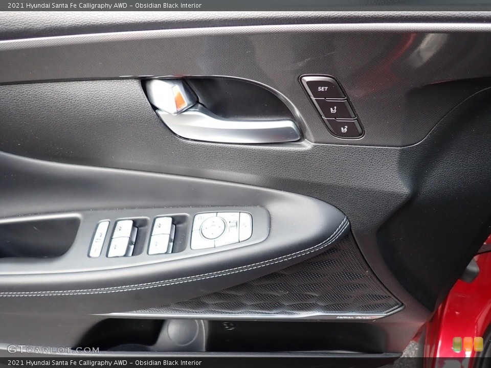 Obsidian Black Interior Door Panel for the 2021 Hyundai Santa Fe Calligraphy AWD #146343190