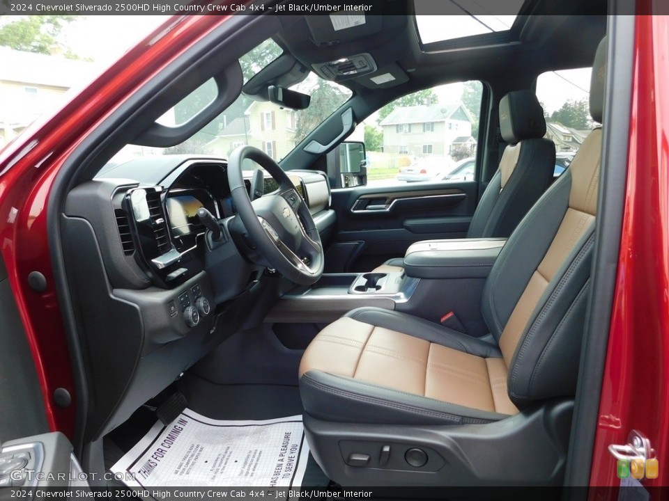 Jet Black/Umber Interior Photo for the 2024 Chevrolet Silverado 2500HD High Country Crew Cab 4x4 #146343211