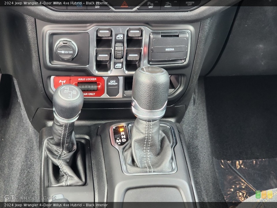 Black Interior Transmission for the 2024 Jeep Wrangler 4-Door Willys 4xe Hybrid #146343547