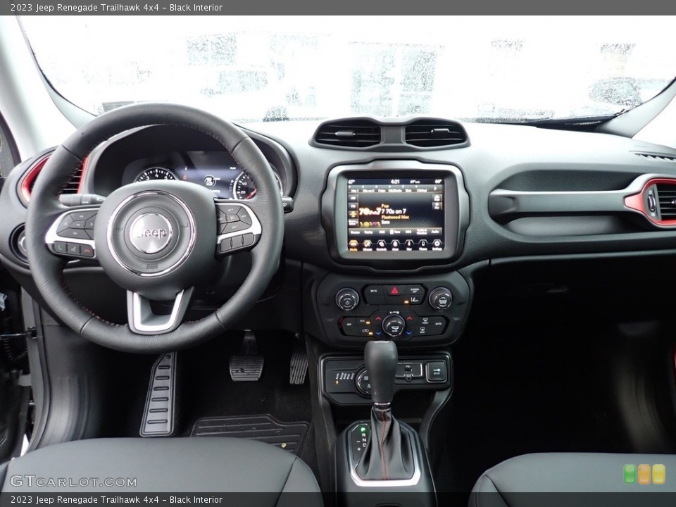 Black Interior Dashboard for the 2023 Jeep Renegade Trailhawk 4x4 #146343628