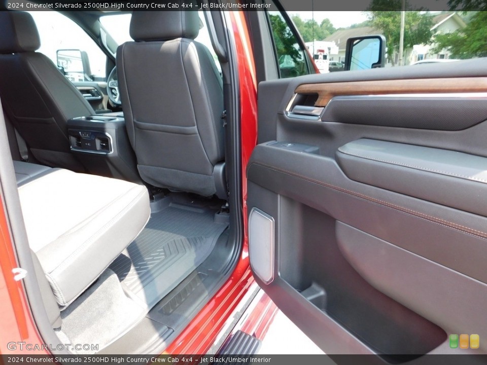 Jet Black/Umber Interior Door Panel for the 2024 Chevrolet Silverado 2500HD High Country Crew Cab 4x4 #146343967