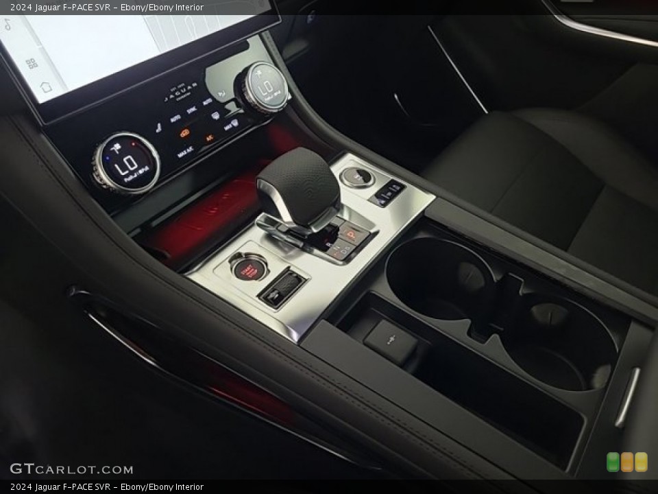 Ebony/Ebony Interior Controls for the 2024 Jaguar F-PACE SVR #146344225