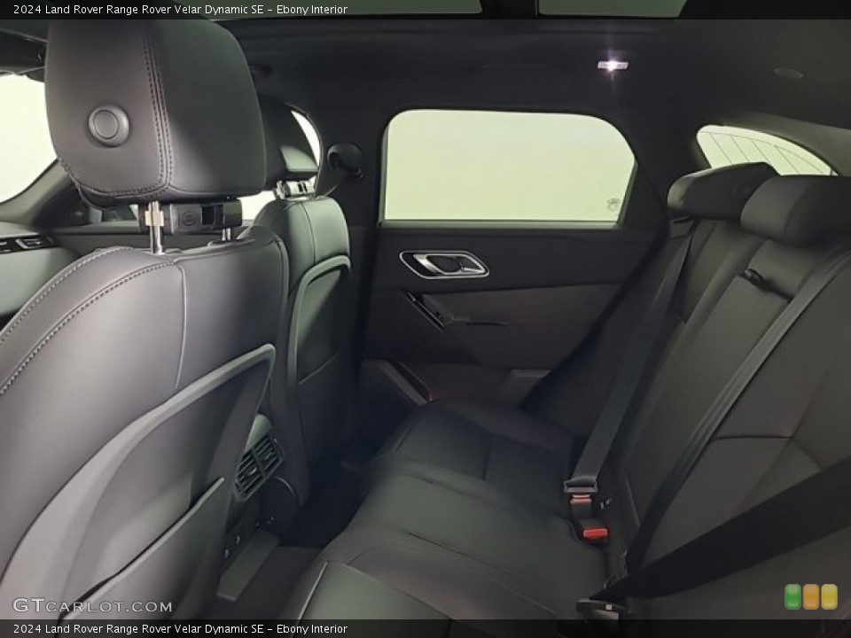 Ebony Interior Rear Seat for the 2024 Land Rover Range Rover Velar Dynamic SE #146344903