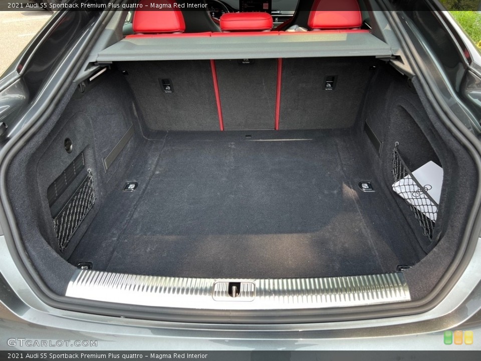 Magma Red Interior Trunk for the 2021 Audi S5 Sportback Premium Plus quattro #146344945