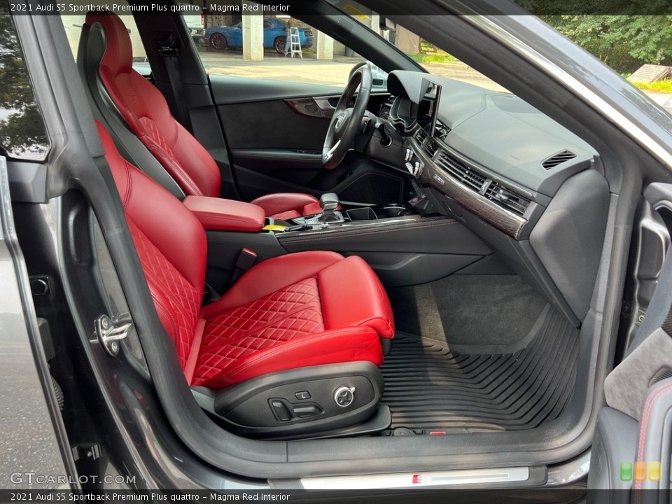 Magma Red 2021 Audi S5 Sportback Interiors
