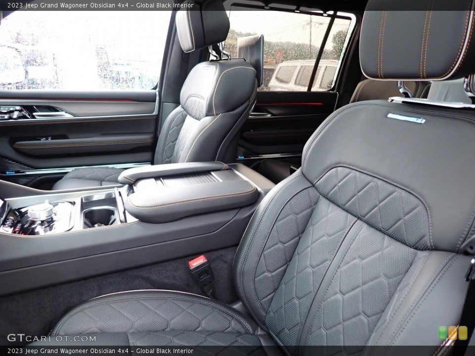 Global Black 2023 Jeep Grand Wagoneer Interiors
