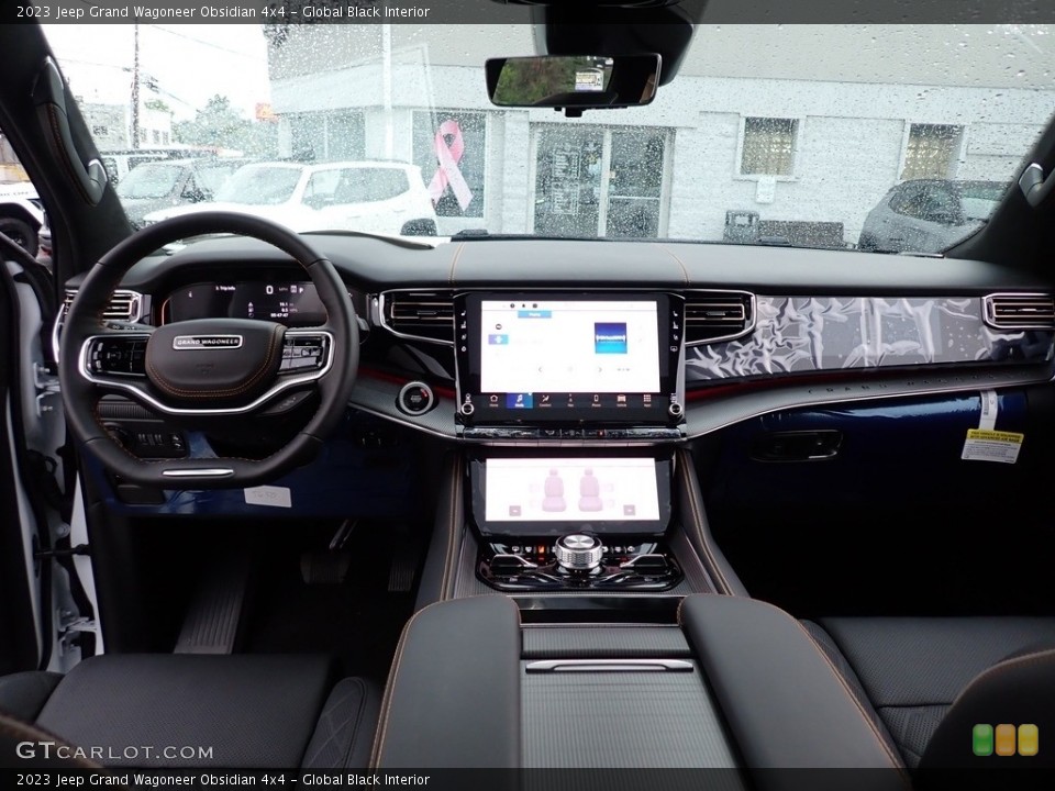 Global Black Interior Dashboard for the 2023 Jeep Grand Wagoneer Obsidian 4x4 #146345149