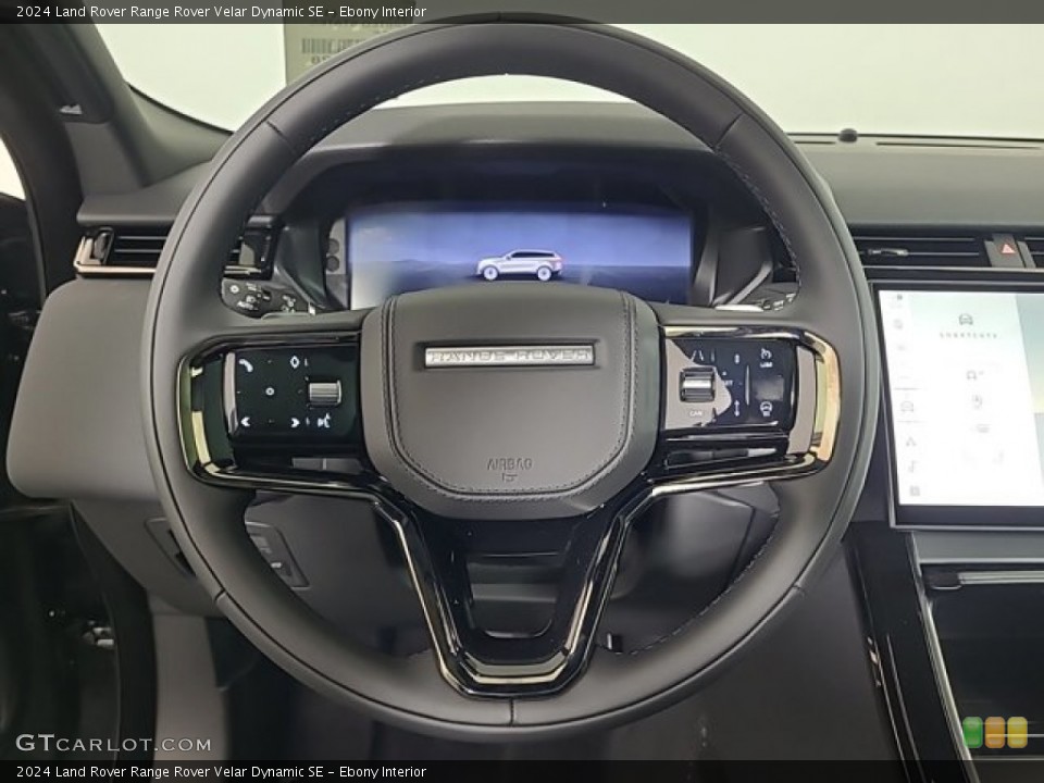 Ebony Interior Steering Wheel for the 2024 Land Rover Range Rover Velar Dynamic SE #146345161