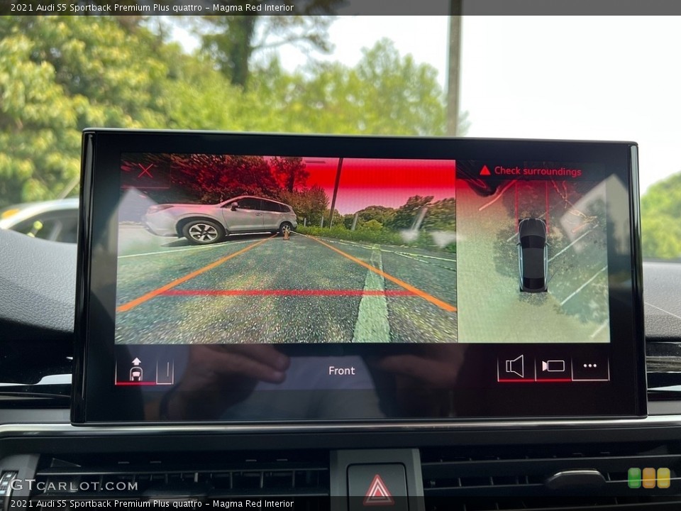 Magma Red Interior Controls for the 2021 Audi S5 Sportback Premium Plus quattro #146345212