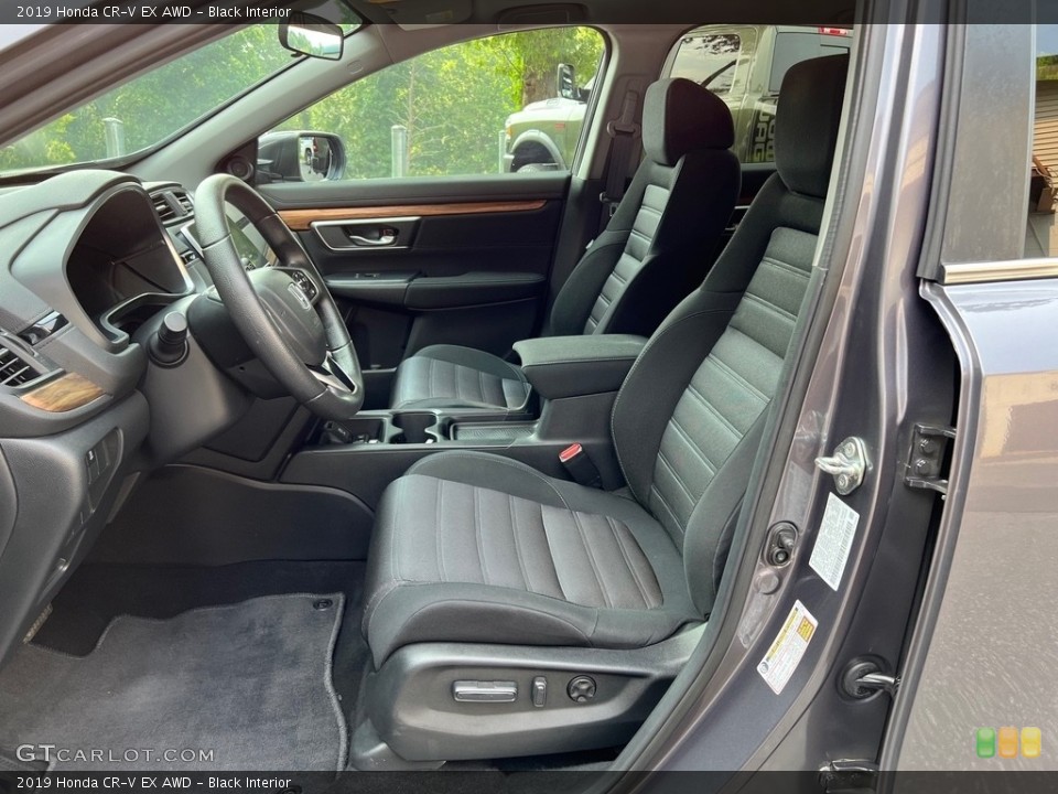 Black Interior Front Seat for the 2019 Honda CR-V EX AWD #146345728