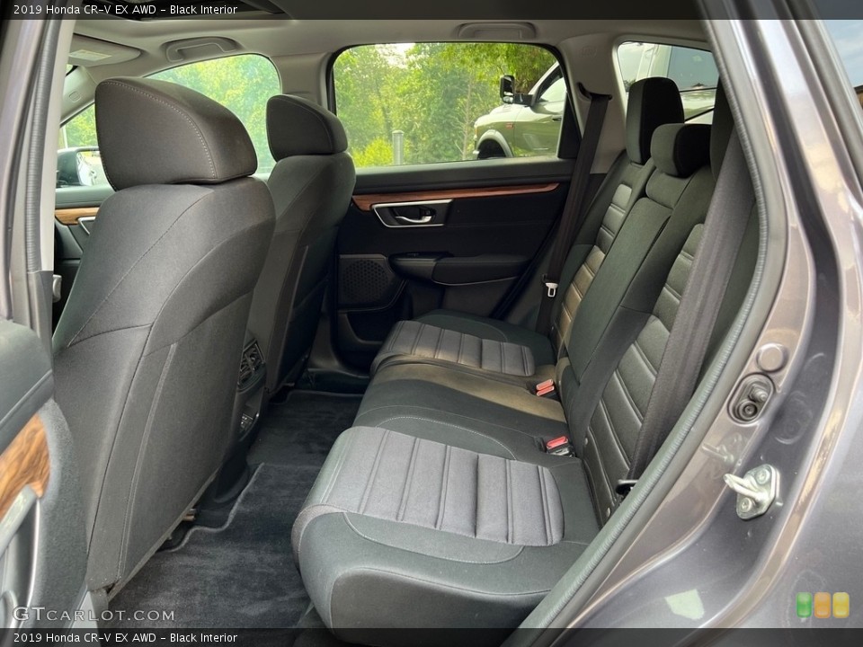 Black Interior Rear Seat for the 2019 Honda CR-V EX AWD #146345785
