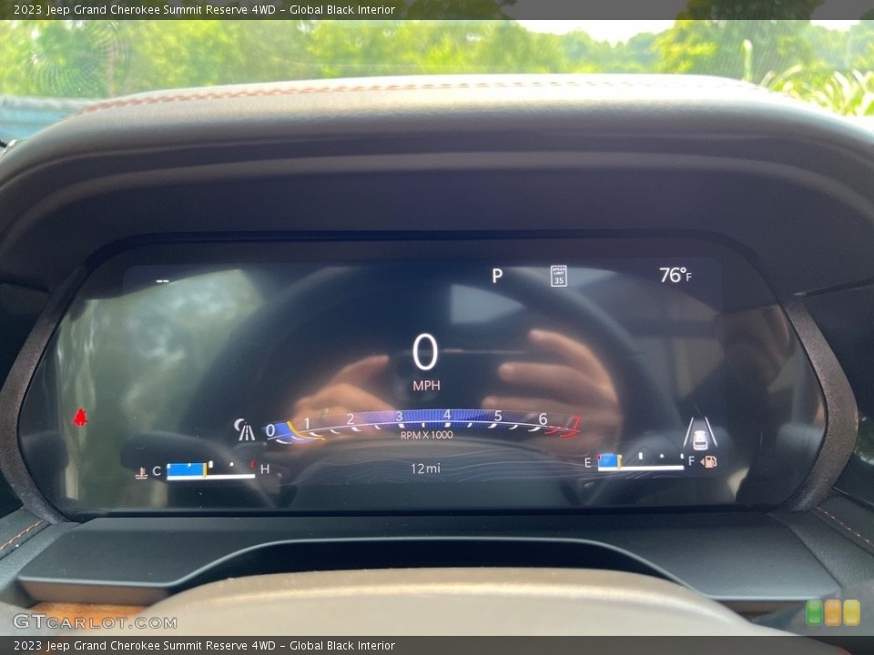 Global Black Interior Gauges for the 2023 Jeep Grand Cherokee Summit Reserve 4WD #146346886